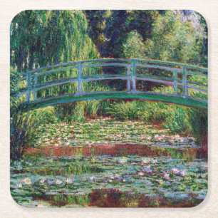 De Japanse brug (Water-Lily Pond), Monet Kartonnen Onderzetters