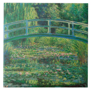 De Japanse brug (Water-Lily Pond), Monet Tegeltje