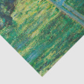 De Japanse brug (Water-Lily Pond), Monet Tissuepapier (Detail)