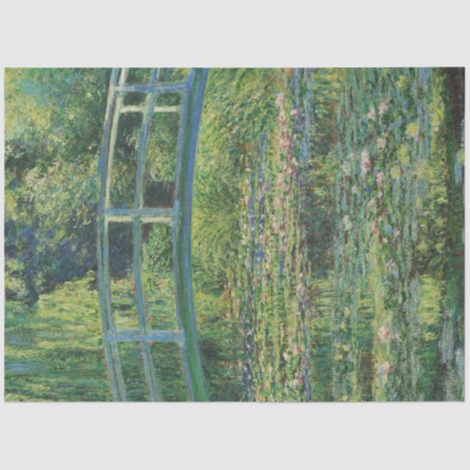 De Japanse brug (Water-Lily Pond), Monet Tissuepapier (Voorkant)
