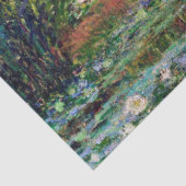 De Japanse brug (Water-Lily Pond), Monet Tissuepapier (Detail)