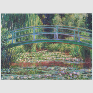 De Japanse brug (Water-Lily Pond), Monet Tissuepapier
