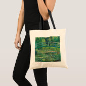 De Japanse brug (Water-Lily Pond), Monet Tote Bag (Voorkant (product))