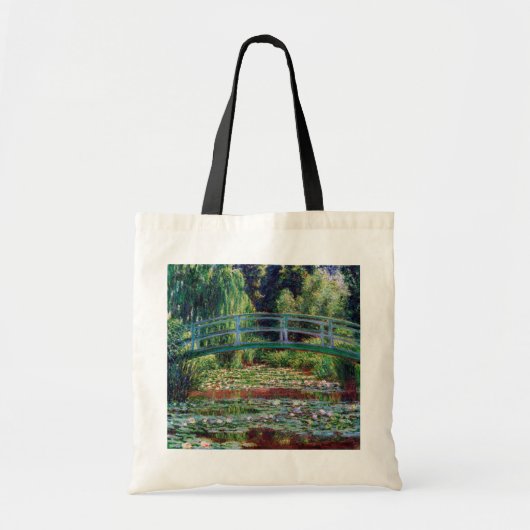 De Japanse brug (Water-Lily Pond), Monet Tote Bag (Voorkant)