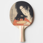 De Japanse douane van de Kunst van Utamaro pingelt Tafeltennisbatje (Voorkant)