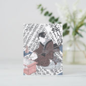 De Japanse Druk van de Houtsnede van Keizer Briefkaart (Staand voorkant)