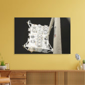 De Japanse Experimentmodule blootgestelde facilite Canvas Afdruk (Insitu (Woonkamer))