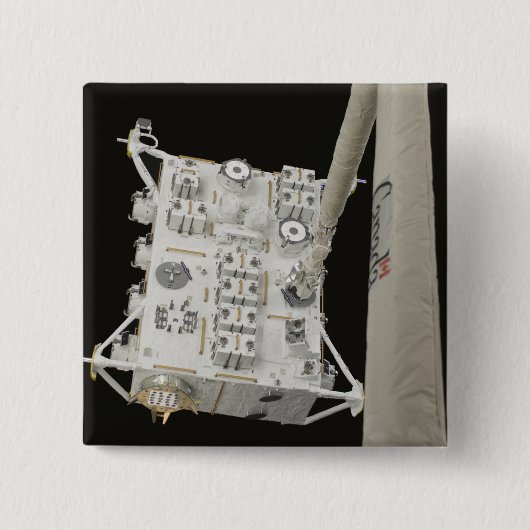 De Japanse Experimentmodule blootgestelde facilite Vierkante Button 5,1 Cm (Voorkant)