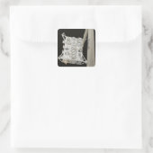 De Japanse Experimentmodule blootgestelde facilite Vierkante Sticker (Tas)