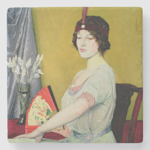 De Japanse Fan, 1914 Stenen Onderzetter