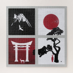 De Japanse Geest Schilderij van Alfred Fox Legpuzzel