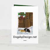 De Japanse Giften van Kerstmis van de Kin Feestdagen Kaart (Achterkant)