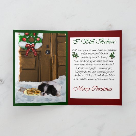 De Japanse Giften van Kerstmis van de Kin Feestdagen Kaart (Binnen)