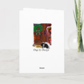 De Japanse Giften van Kerstmis van de Kin Feestdagen Kaart (Achterkant)