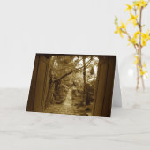 De Japanse Kaart van de Sympathie van de Tuin van (Gele Bloem)