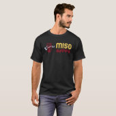 De Japanse kat Kitten Soup zegt: Miso Happy T-shirt (Voorkant volledig)