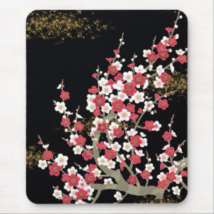 De Japanse Kers komt Bloemen Fijn Art. tot bloei Muismat