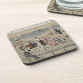 De Japanse Kunst onderzetters van Utamaro (Linkerzijde)