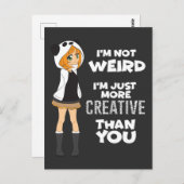 De Japanse Panda van de Ventilator van Kawaii Briefkaart (Voorkant / Achterkant)