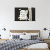 De Japanse proefmodule Blootgestelde faciliteit Canvas Afdruk (Insitu (Slaapkamer))