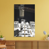 De Japanse proefmodule Blootgestelde faciliteit Canvas Afdruk (Insitu (Woonkamer))