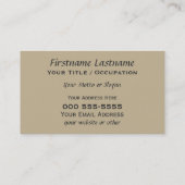 De Japanse visitekaartjes van de Kunst van Utamaro (Achterkant)