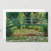De Japanse voetbalbrug | Claude Monet Kaart (Voorkant / Achterkant)