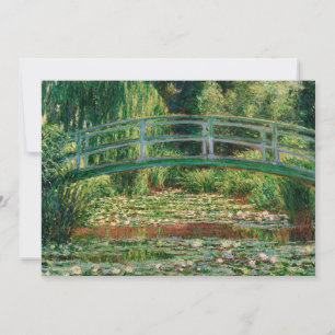 De Japanse voetbalbrug   Claude Monet Kaart