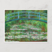 De Japanse voetbalbrug van Claude Monet Briefkaart (Voorkant)