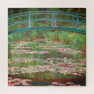 De Japanse voetbalbrug van Claude Monet Legpuzzel