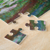 De Japanse voetbalbrug van Claude Monet Legpuzzel (Zijkant)