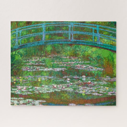 De Japanse voetbrug van After Claude Monet Legpuzzel (Horizontaal)