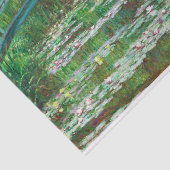 De Japanse voetgangersbrug door Claude Monet decou Tissuepapier (Detail)