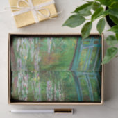 De Japanse voetgangersbrug door Claude Monet decou Tissuepapier (Geschenk)