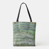 De Japanse voetgangersbrug van Monet Tote Bag (Achterkant)