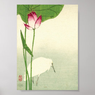 de Japanse Vogel van de 19de Eeuw Poster