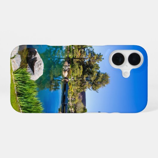 De Japanse Vriendschapstuin iPhone 16 Hoesje (Achterkant horizontaal)