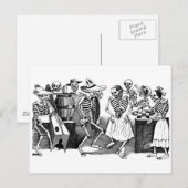 "De Jarabe dansen in de andere wereld" Briefkaart (Voorkant / Achterkant)