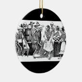 "De Jarabe dansen in de andere wereld" Keramisch Ornament (Rechts)