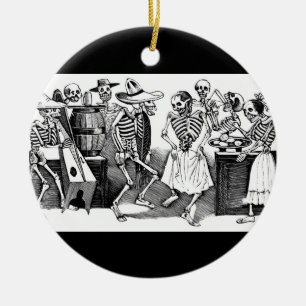 "De Jarabe dansen in de andere wereld" Keramisch Ornament