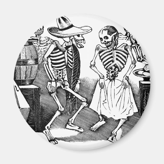 "De Jarabe dansen in de andere wereld" Magneet (Voorkant)