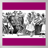 "De Jarabe dansen in de andere wereld" Poster (Voorkant)