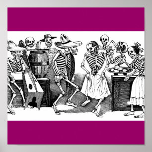 "De Jarabe dansen in de andere wereld" Poster