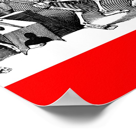 "De Jarabe dansen in de andere wereld" Poster (Hoek)