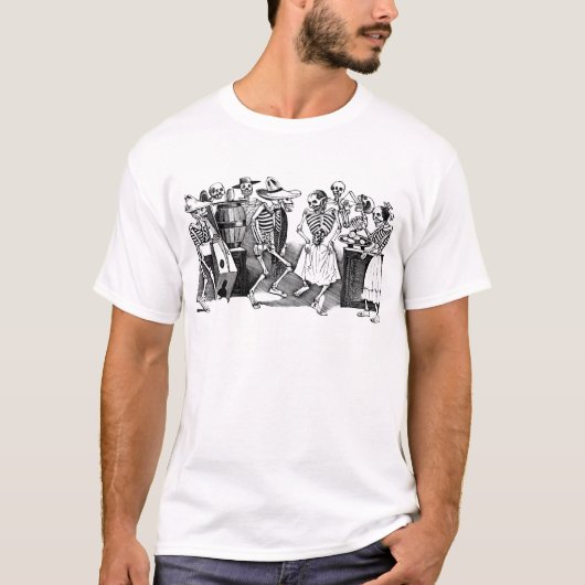 "De Jarabe dansen in de andere wereld" T-shirt (Voorkant)