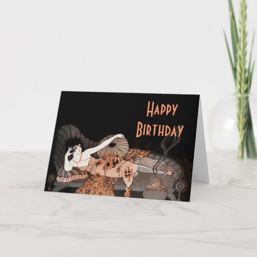 De Jaren '20 Lounging van het art deco de kaart (Voorkant)