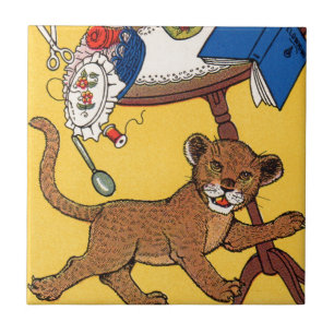 De jaren '30 zijn schattig en onvoorzichtig, klein tegeltje