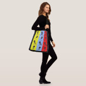 De jaren '50, drie azen voor Ace combs Crossbody Tas (Op model)