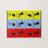 De jaren '50, drie azen voor Ace combs Legpuzzel (Horizontaal)