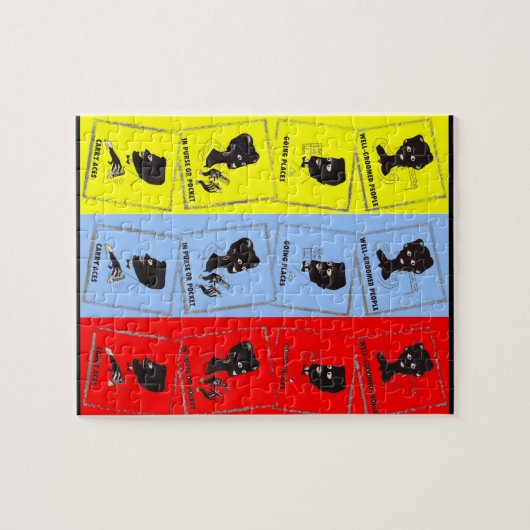 De jaren '50, drie azen voor Ace combs Legpuzzel (Horizontaal)